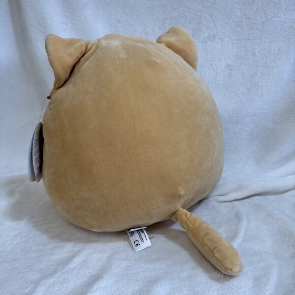 SQUISHMALLOWS Nathan 12" | Cat Plush Tabby Kitty Sleepy Kitten | NWT - Picture 10 of 10